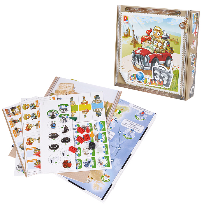 Настольная игра "33 столицы" Настольная игра "33 столицы"