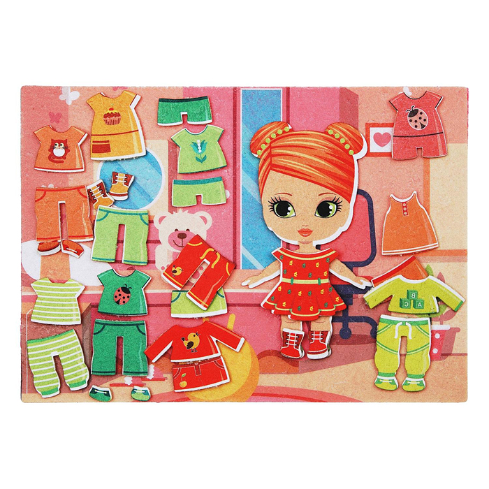 Одежда для девочки с игровым полем, фетр Одежда для девочки с игровым полем, фетр