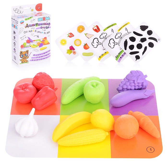 Дидактический набор "Овощи, фрукты, ягоды" Дидактический набор "Овощи, фрукты, ягоды"