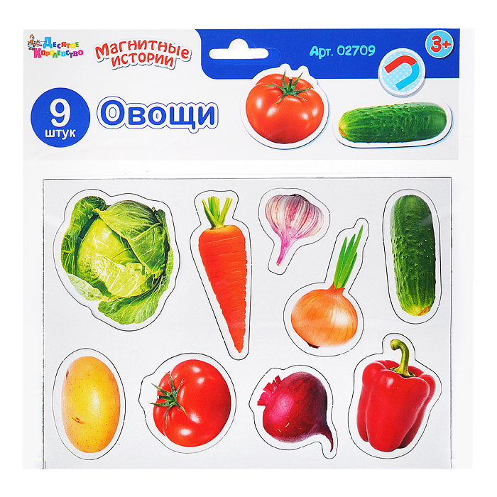 Магниты "Овощи" Серия Магнитные истории (европодвес) Магниты "Овощи" Серия Магнитные истории (европодвес)