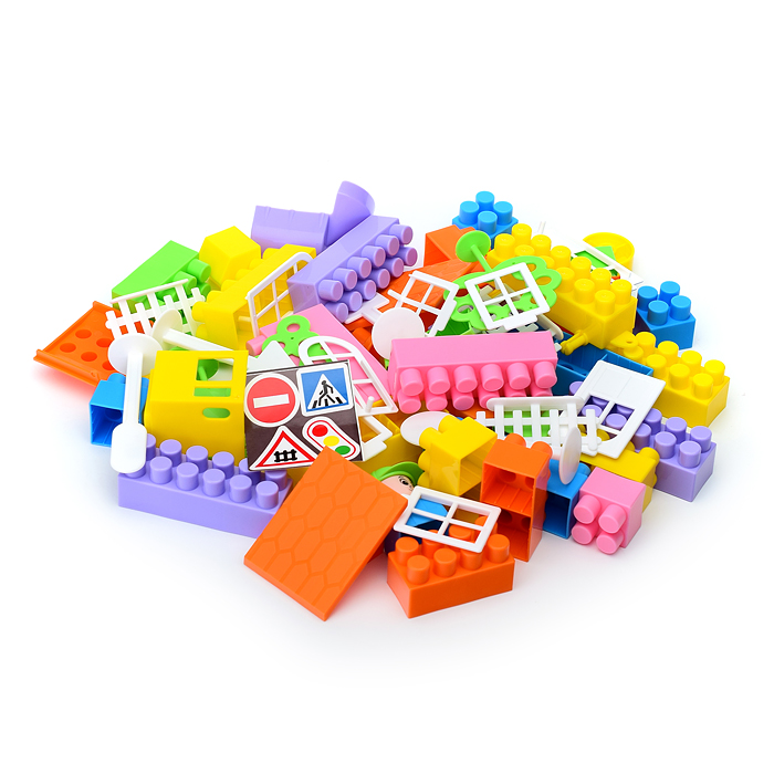 Фото к товару Конструктор "Строитель" (84 элем. в ведре "Макси" с крышкой) Конструктор "Строитель" (84 элем. в ведре "Макси" с крышкой)