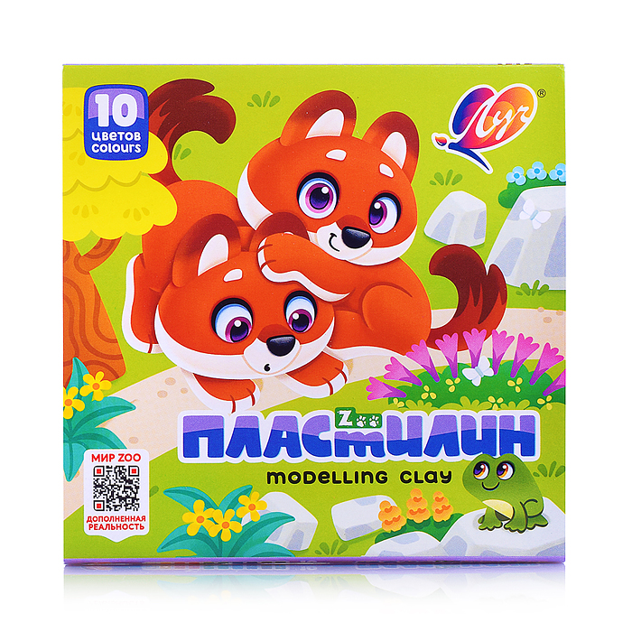 Фото к товару Пластилин 10 цв. "ZOO" Пластилин 10 цв. "ZOO"