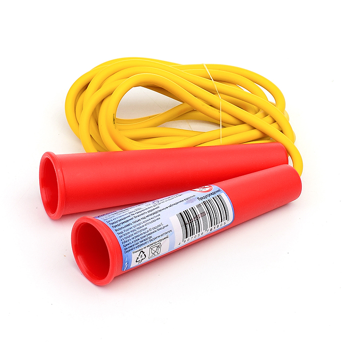 Фото к товару Скакалка 2,4 м, d шнура 4мм Скакалка 2,4 м, d шнура 4мм