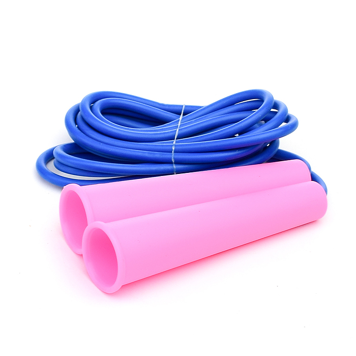 Фото к товару Скакалка 2,4 м, d шнура 4мм Скакалка 2,4 м, d шнура 4мм