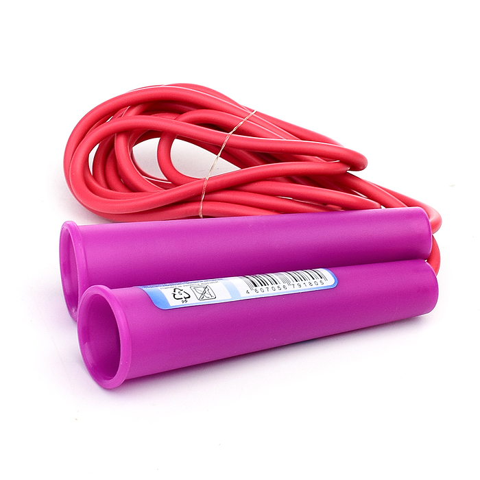 Фото к товару Скакалка 2,4 м, d шнура 4мм Скакалка 2,4 м, d шнура 4мм