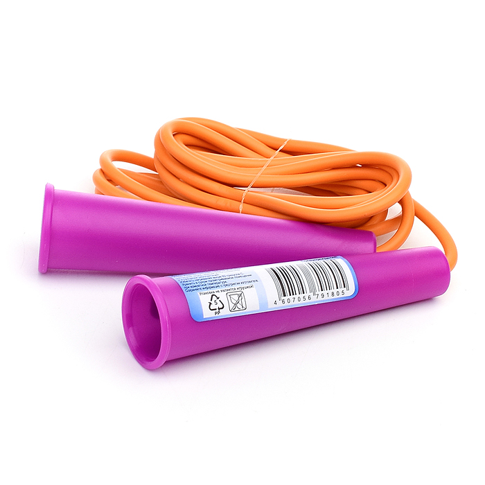 Фото к товару Скакалка 2,4 м, d шнура 4мм Скакалка 2,4 м, d шнура 4мм