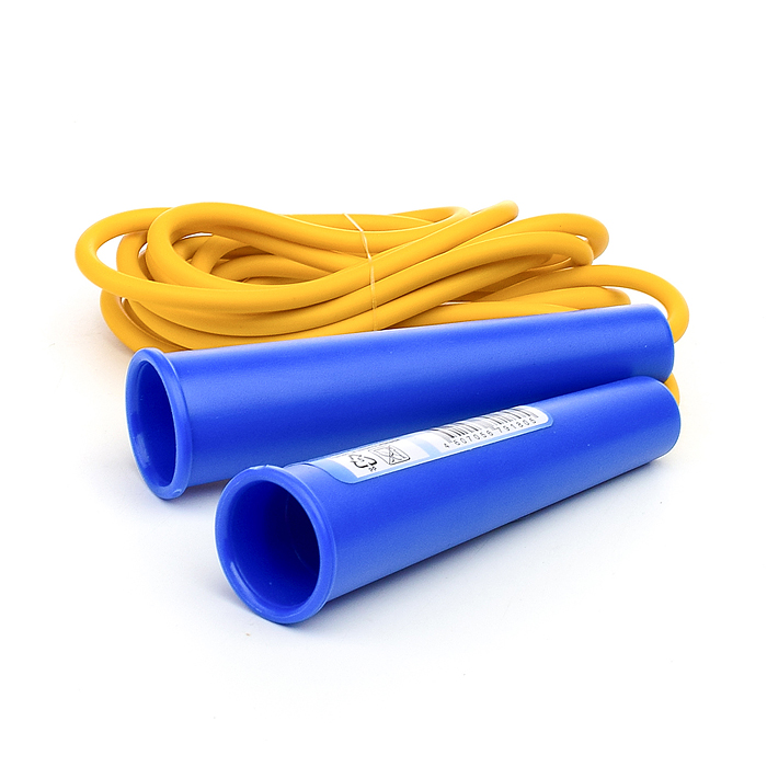 Фото к товару Скакалка 2,4 м, d шнура 4мм Скакалка 2,4 м, d шнура 4мм