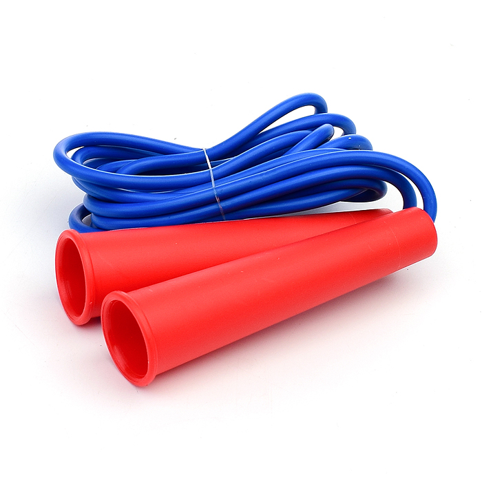 Фото к товару Скакалка 2,4 м, d шнура 4мм Скакалка 2,4 м, d шнура 4мм