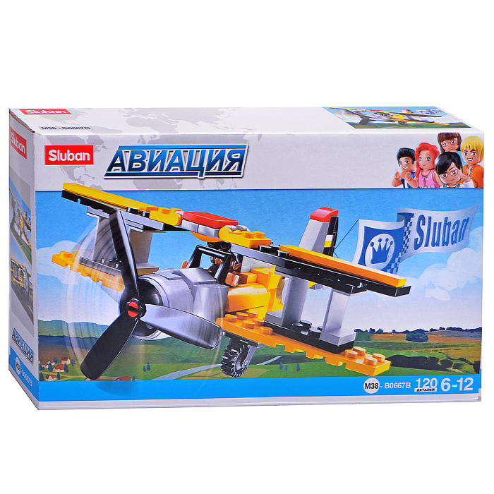 Конструктор M38-B0667B "Авиация" (120 дет) Конструктор M38-B0667B "Авиация" (120 дет)