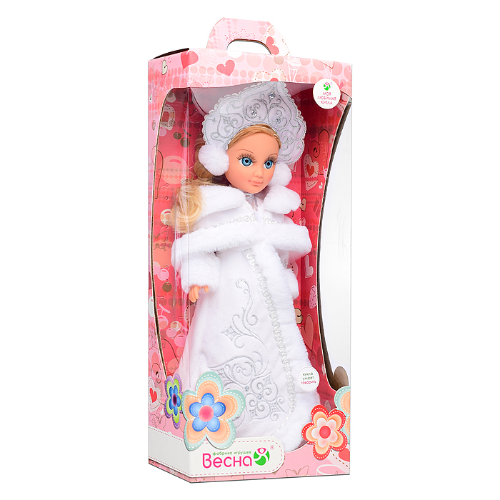 Фото к товару Кукла Анастасия Снегурочка со звуком Кукла Анастасия Снегурочка со звуком