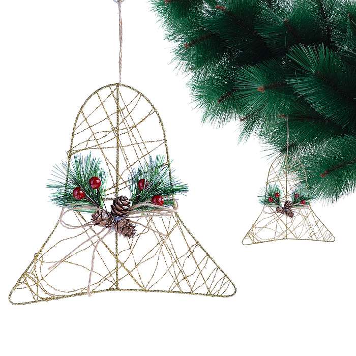 Подвеска новогодняя U031920Y (18см) в пакете Подвеска новогодняя U031920Y (18см) в пакете