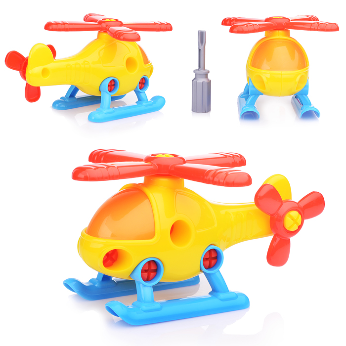 Конструктор-транспорт "Вертолёт" (16 элементов) (в пакете) Конструктор-транспорт "Вертолёт" (16 элементов) (в пакете)