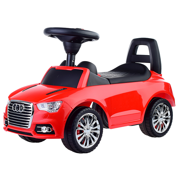 Каталка-автомобиль "SuperCar" №2 со звуковым сигналом (красная) Каталка-автомобиль "SuperCar" №2 со звуковым сигналом (красная)