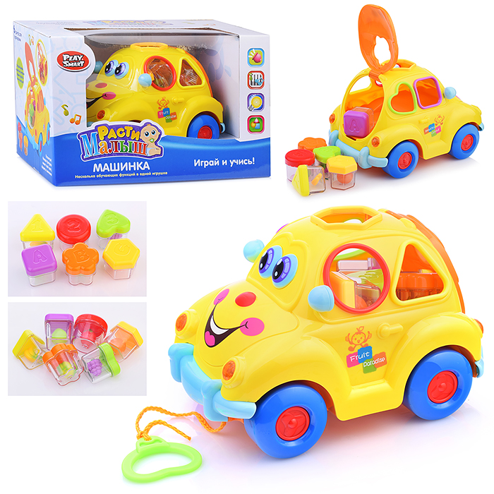 Сортер-машинка 9170 "Автошка" на батарейках, в коробке Сортер-машинка 9170 "Автошка" на батарейках, в коробке