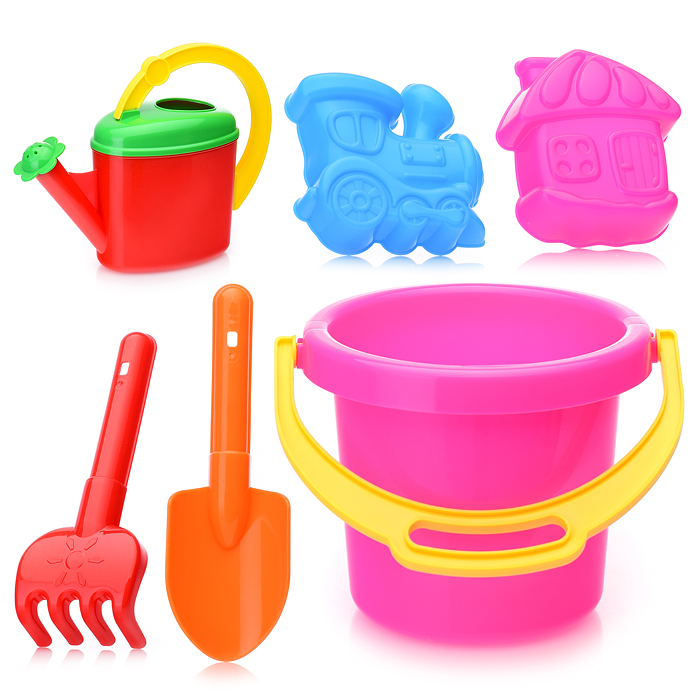 Фото к товару Песочный набор № 113 (тачка детская, ведро 1,4 л, лейка 0,8 л, совок19 см, грабли19см, 2 формочки ) Песочный набор № 113 (тачка детская, ведро 1,4 л, лейка 0,8 л, совок19 см, грабли19см, 2 формочки )