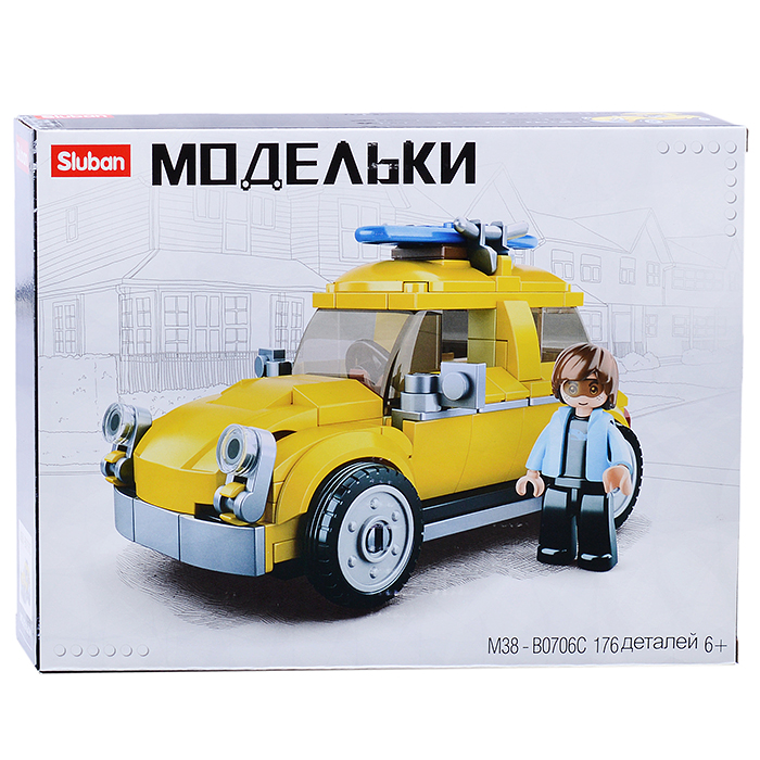 Конструктор M38-B0706C "Городское авто" (176 дет) Конструктор M38-B0706C "Городское авто" (176 дет)
