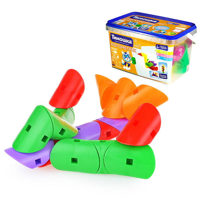 Конструктор «Логометрик» 35 деталей Конструктор «Логометрик» 35 деталей