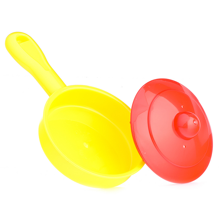 Набор детской посуды "TOP chef" с корзинкой №2 на 4 персоны (в сеточке)