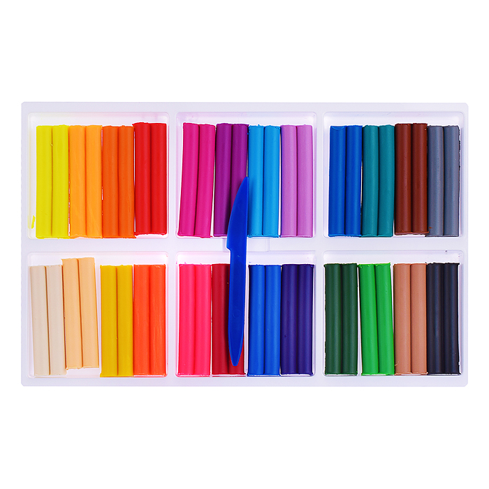 Фото к товару Пластилин мягкий (восковой) 24 цв."Фантазия" картон Пластилин мягкий (восковой) 24 цв."Фантазия" картон