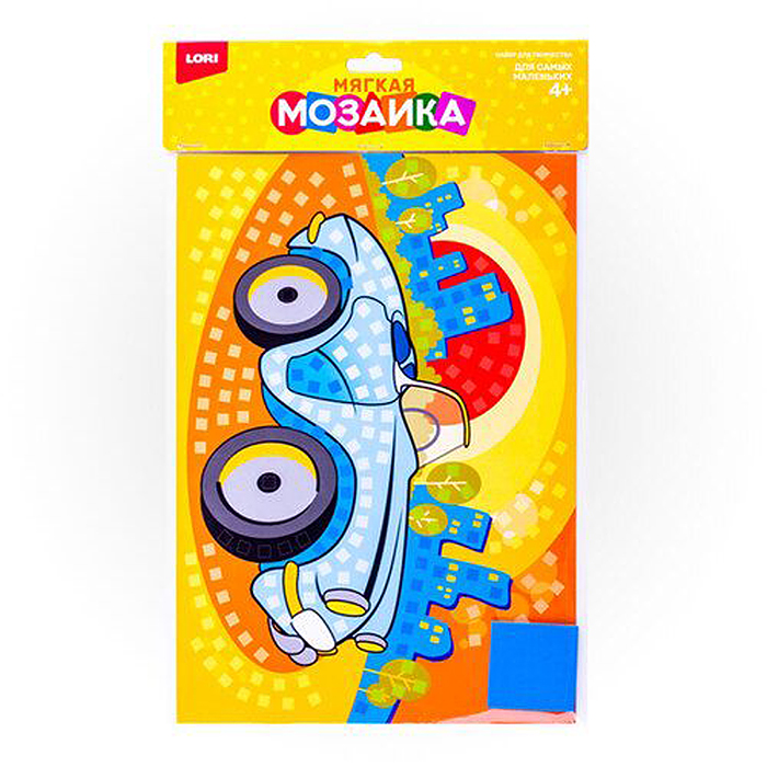 Мягкая мозаика. Большой набор "Машинка" Мягкая мозаика. Большой набор "Машинка"