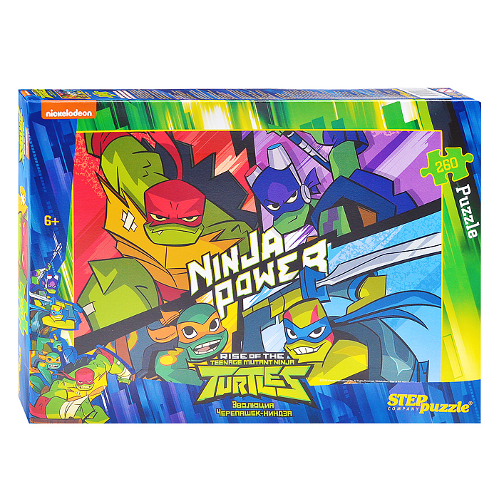 Пазлы 260 "Черепашки Ниндзя" (Никелодеон) Пазлы 260 "Черепашки Ниндзя" (Никелодеон)