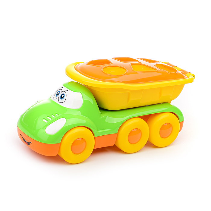 Фото к товару Дружок, автомобиль-самосвал логический Дружок, автомобиль-самосвал логический