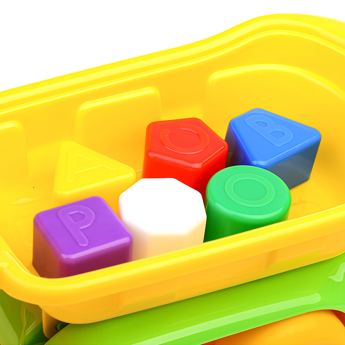 Фото к товару Дружок, автомобиль-самосвал логический Дружок, автомобиль-самосвал логический