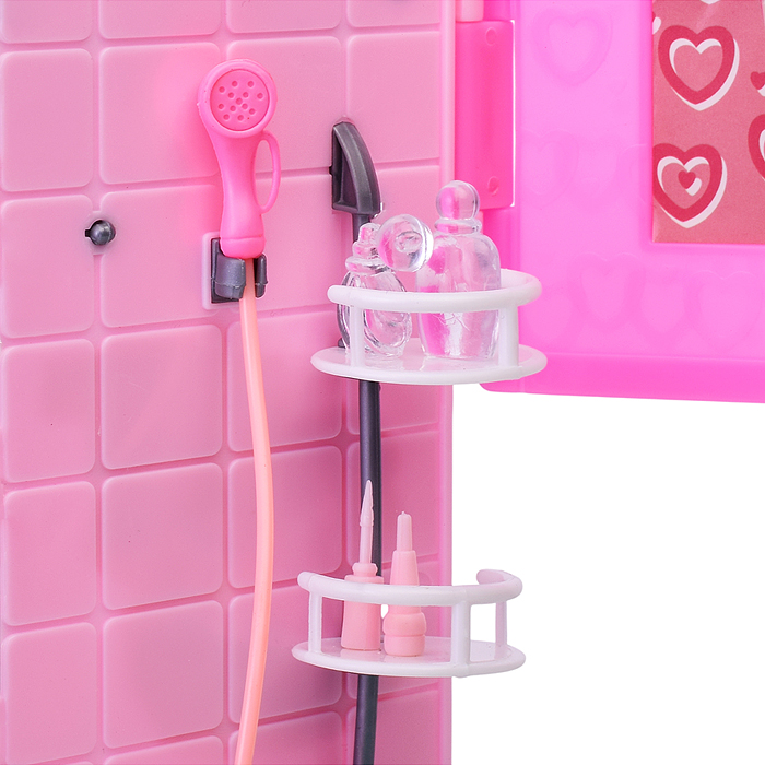 Фото к товару Набор мебели для кукол 21013 "Ванная комната" в коробке Набор мебели для кукол 21013 "Ванная комната" в коробке