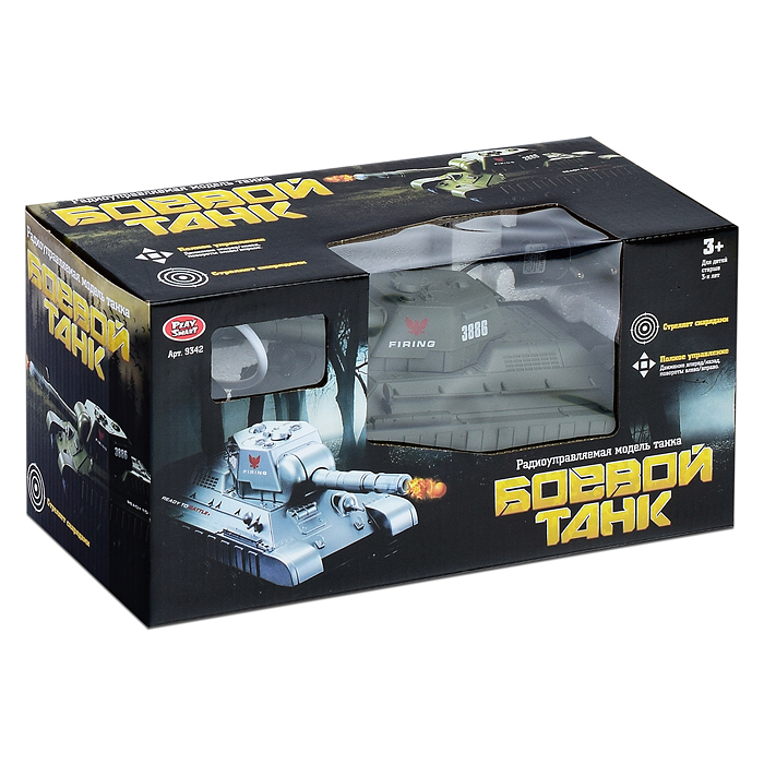 Фото к товару Боевой танк 9342 "Путь" р/у, на аккумуляторах, з/у, с пульками, в коробке Боевой танк 9342 "Путь" р/у, на аккумуляторах, з/у, с пульками, в коробке