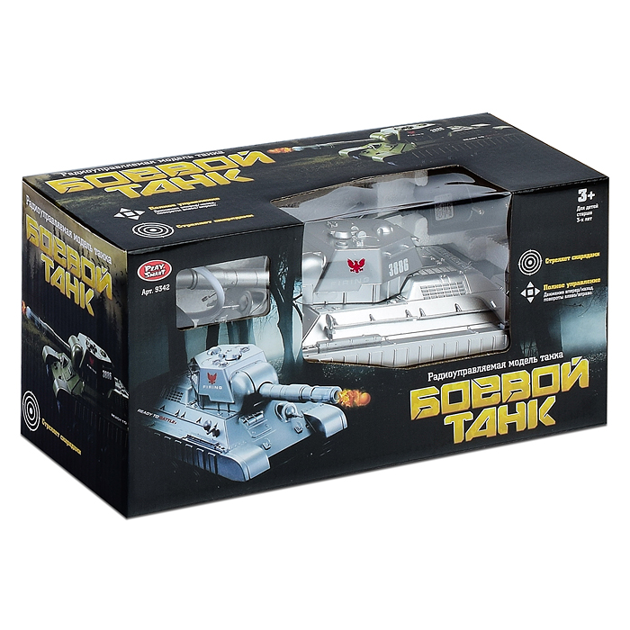 Фото к товару Боевой танк 9342 "Путь" р/у, на аккумуляторах, з/у, с пульками, в коробке Боевой танк 9342 "Путь" р/у, на аккумуляторах, з/у, с пульками, в коробке