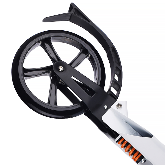 Фото к товару Самокат U040852Y 2-х кол., PU, белый, в коробке Самокат U040852Y 2-х кол., PU, белый, в коробке