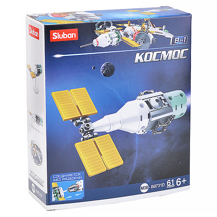 Конструктор M38-B0731D "Космос" (61 дет) Конструктор M38-B0731D "Космос" (61 дет)