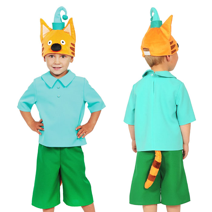 Изделие швейное "Набор карнавальный "Кот Компот" серия "Три Кота" дет. р-р XS (4-5 лет, рост 104-110 Изделие швейное "Набор карнавальный "Кот Компот" серия "Три Кота" дет. р-р XS (4-5 лет, рост 104-110