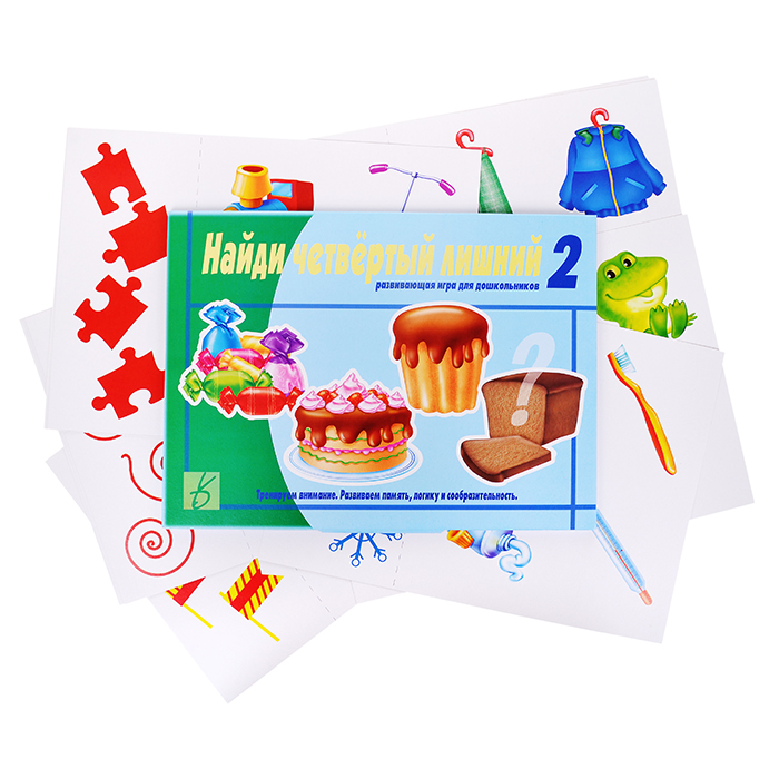 Настольная игра "Найди четвертый лишний" ч.2 Настольная игра "Найди четвертый лишний" ч.2