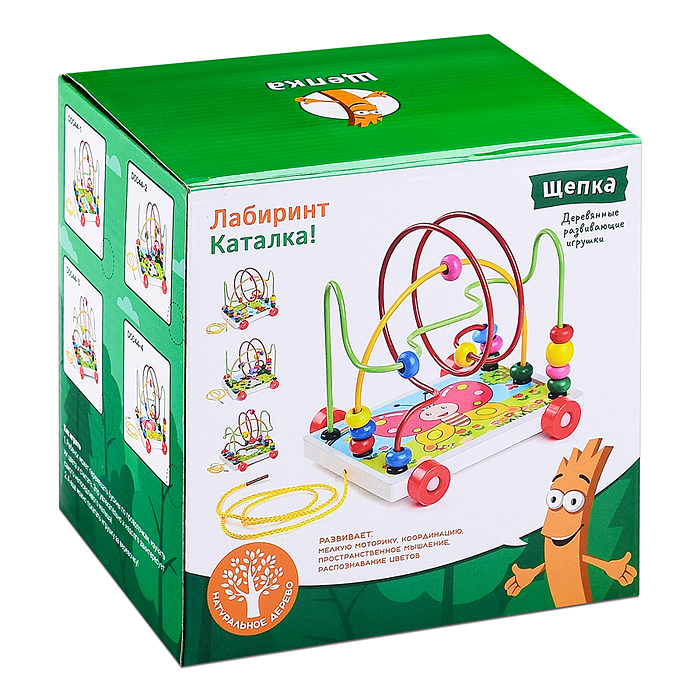 Фото к товару Лабиринт-каталка D0044-1 "Лягушка" вид 1 Лабиринт-каталка D0044-1 "Лягушка" вид 1