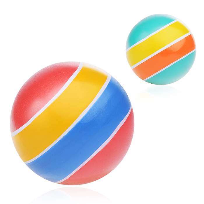 Мяч "Полосатики" ручное окраш., d-75 Мяч "Полосатики" ручное окраш., d-75