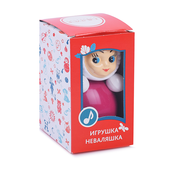 Фото к товару Неваляшка Девочка в худ. упаковке Неваляшка Девочка в худ. упаковке