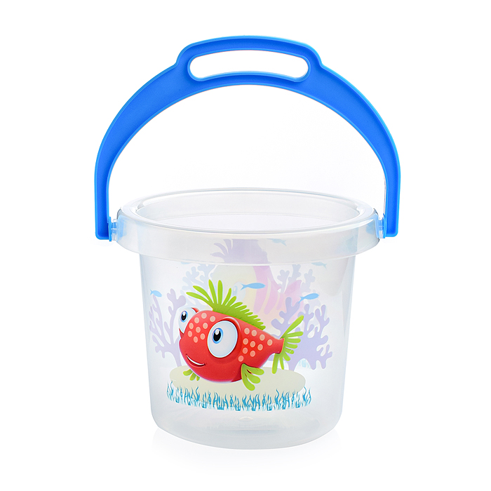 Фото к товару Ведро "Мечта" прозрачное 1,4л Ведро "Мечта" прозрачное 1,4л