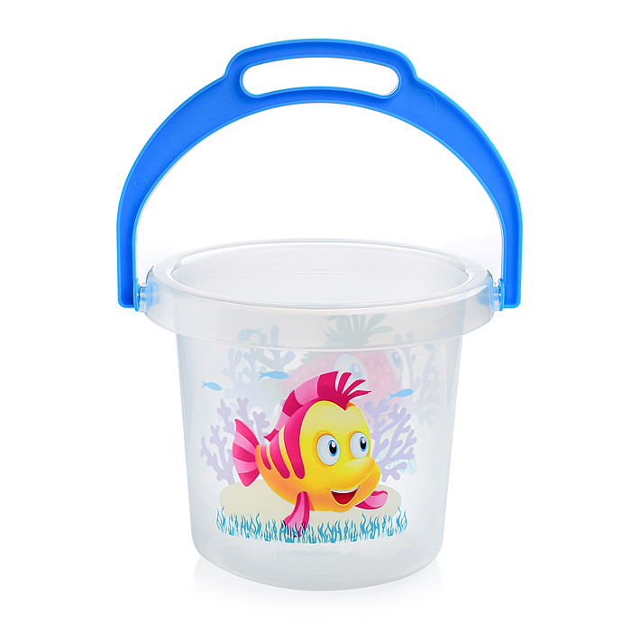 Фото к товару Ведро "Мечта" прозрачное 1,4л Ведро "Мечта" прозрачное 1,4л