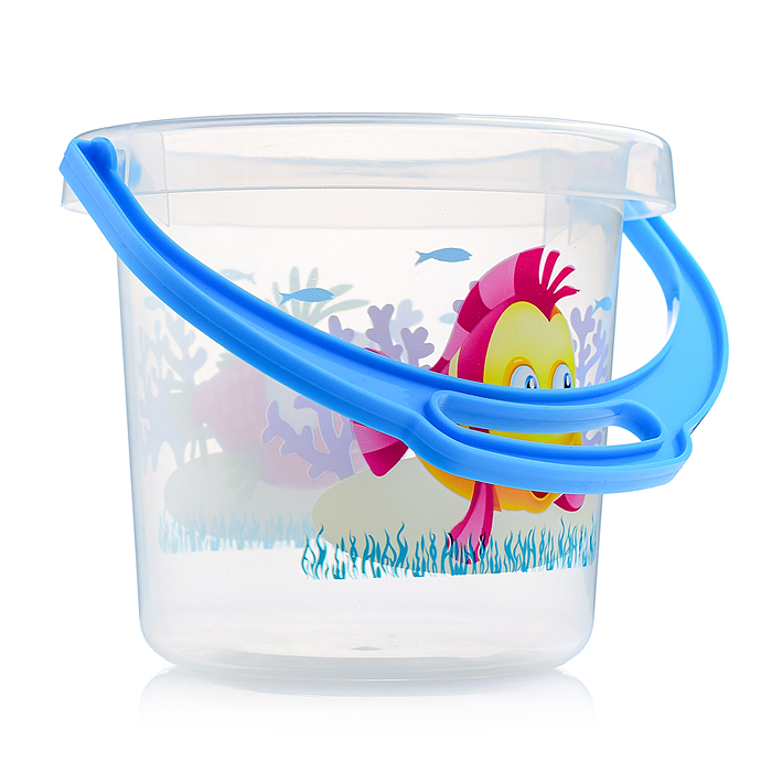 Фото к товару Ведро "Мечта" прозрачное 1,4л Ведро "Мечта" прозрачное 1,4л