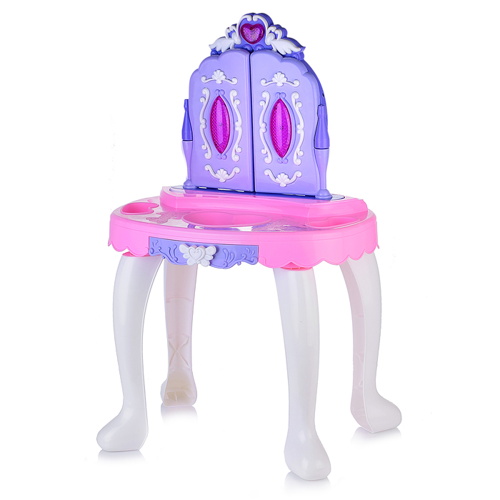 Фото к товару Игровой набор стилист YL80009A "Туалетный столик. Маленькие радости" (свет, звук) в коробке Игровой набор стилист YL80009A "Туалетный столик. Маленькие радости" (свет, звук) в коробке