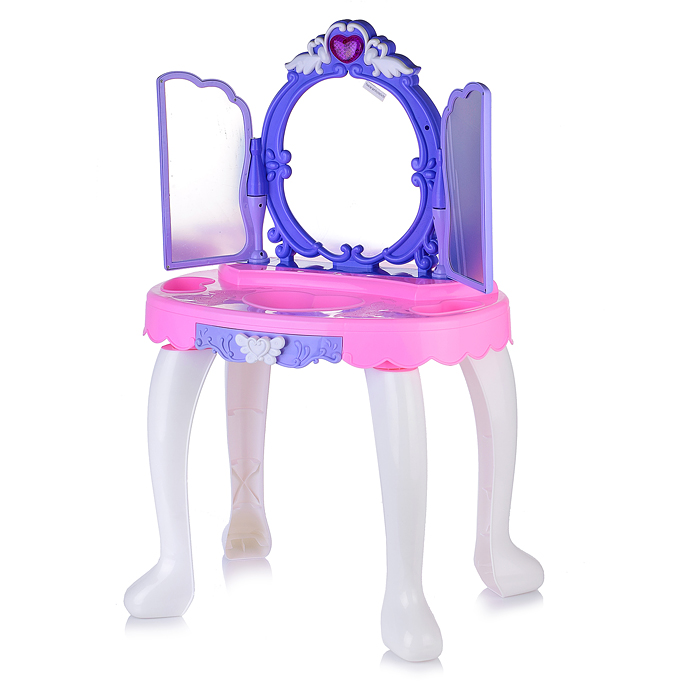 Фото к товару Игровой набор стилист YL80009A "Туалетный столик. Маленькие радости" (свет, звук) в коробке Игровой набор стилист YL80009A "Туалетный столик. Маленькие радости" (свет, звук) в коробке