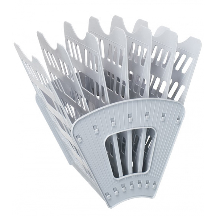 Лоток горизонтальный 7-ми секционный серый Лоток горизонтальный 7-ми секционный серый