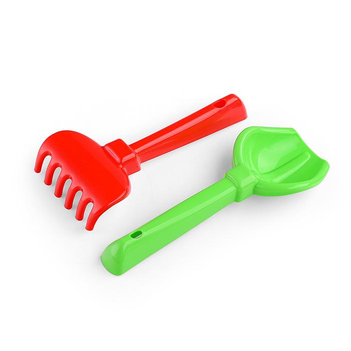 Фото к товару Набор №140: ведро малое с носиком, ситечко-цветок, совок №2, грабельки №2, формочки (заяц + лошадка Набор №140: ведро малое с носиком, ситечко-цветок, совок №2, грабельки №2, формочки (заяц + лошадка