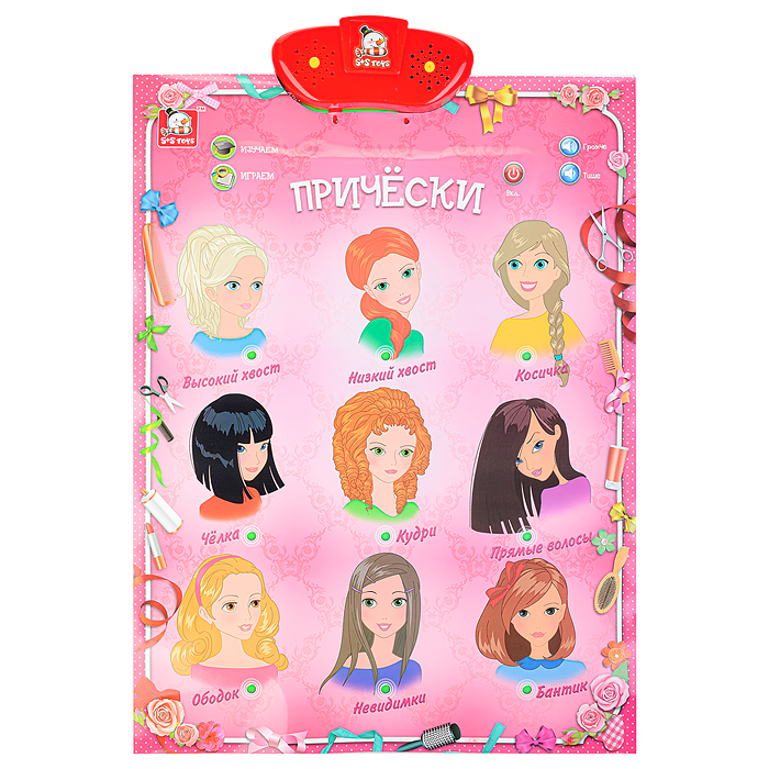 Фото к товару Эл. звуковой плакат, в ассортименте, коробке Эл. звуковой плакат, в ассортименте, коробке