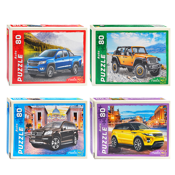 Пазлы 80 "Внедорожник"