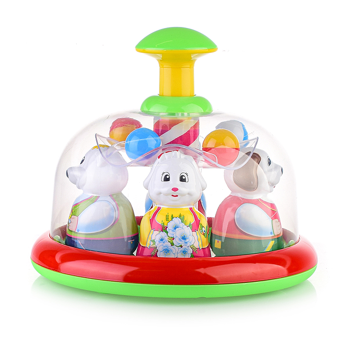 Фото к товару Юла-карусель "Аттракцион" в п/пакете Юла-карусель "Аттракцион" в п/пакете