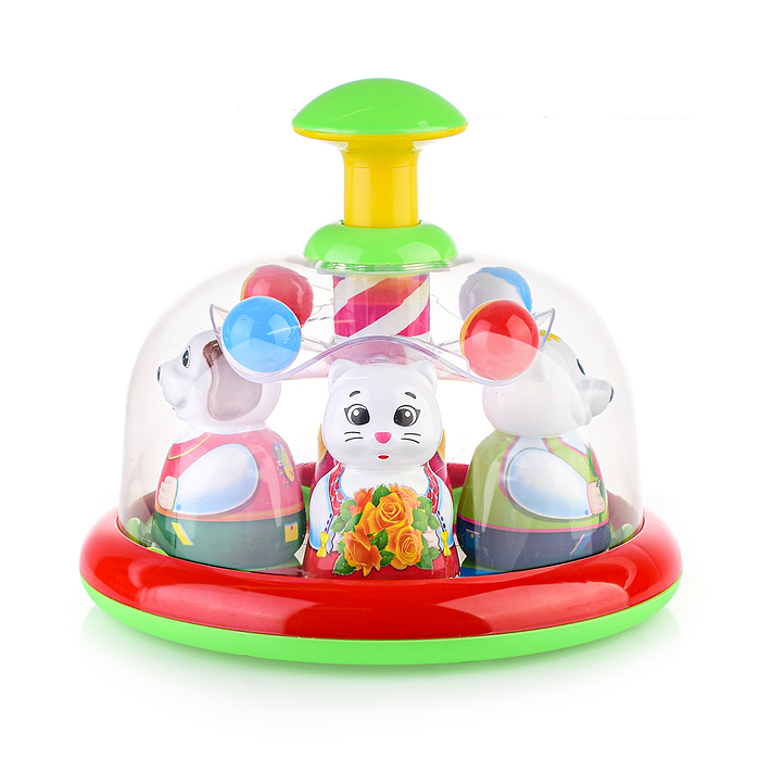 Фото к товару Юла-карусель "Аттракцион" в п/пакете Юла-карусель "Аттракцион" в п/пакете