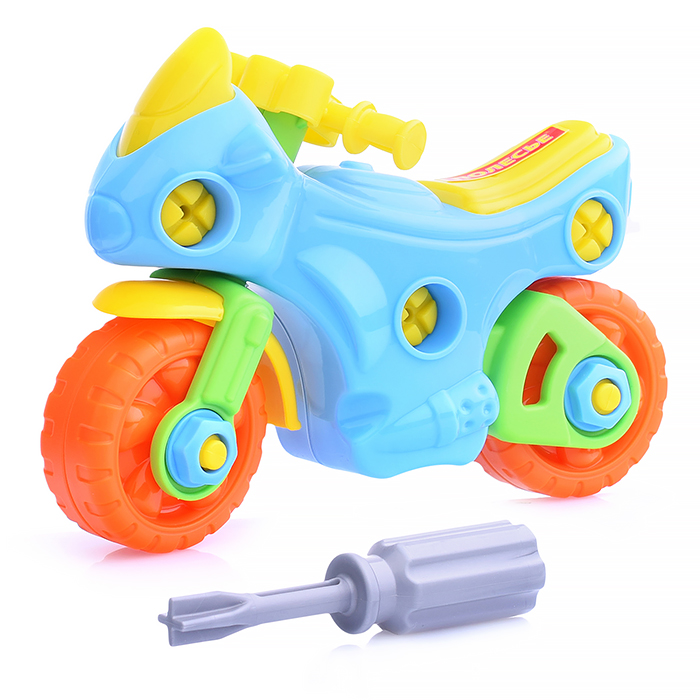 Фото к товару Конструктор-транспорт "Мотоцикл" (25 элементов) (в пакете) Конструктор-транспорт "Мотоцикл" (25 элементов) (в пакете)