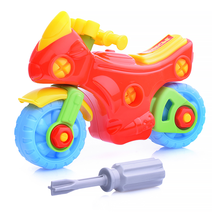 Фото к товару Конструктор-транспорт "Мотоцикл" (25 элементов) (в пакете) Конструктор-транспорт "Мотоцикл" (25 элементов) (в пакете)